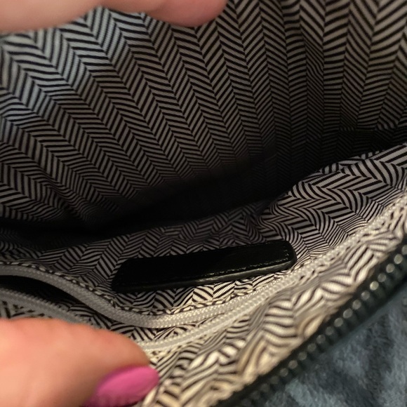 Leather crossword bag - Picture 5 of 6